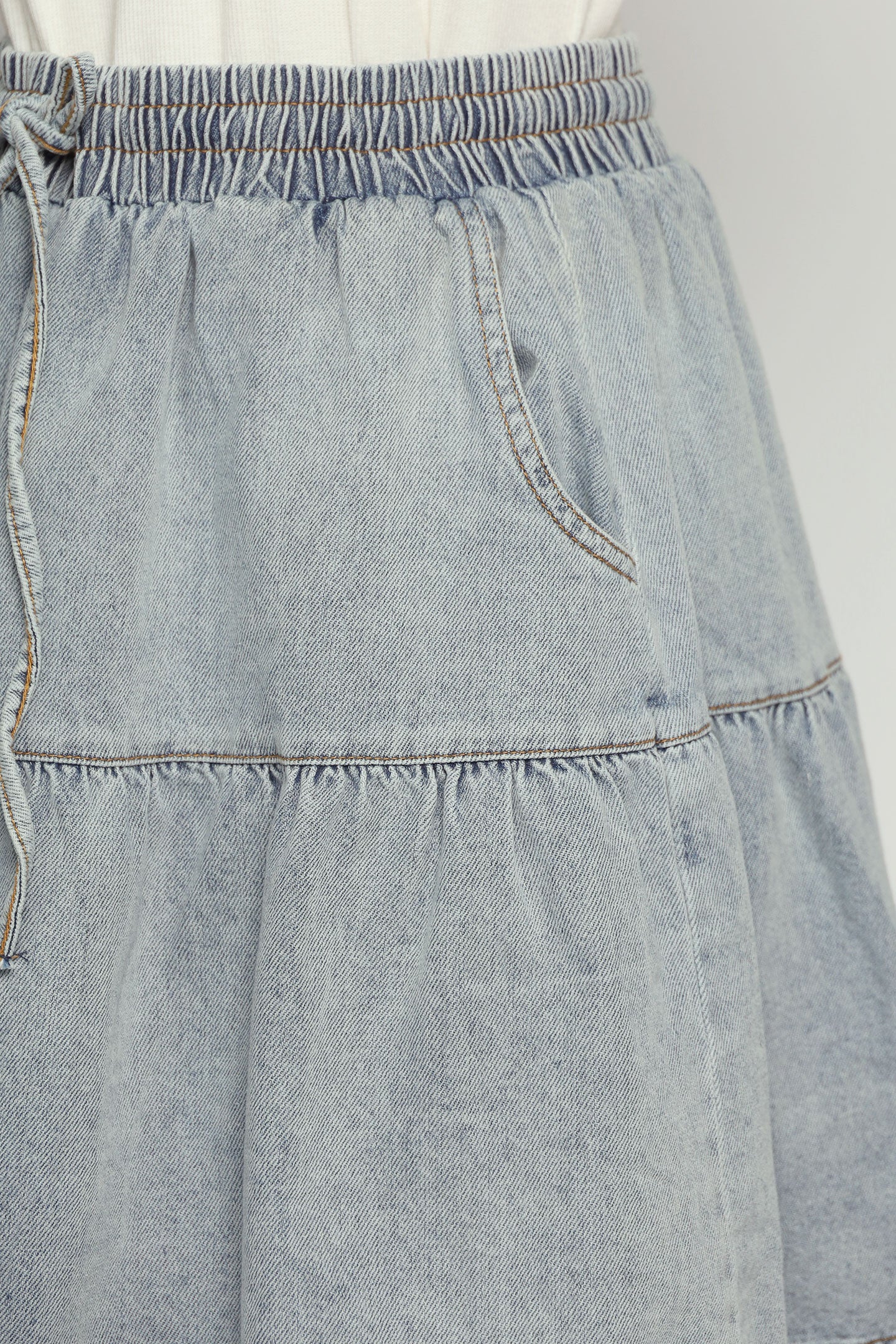 PO - Zadie Skorts in Light Denim