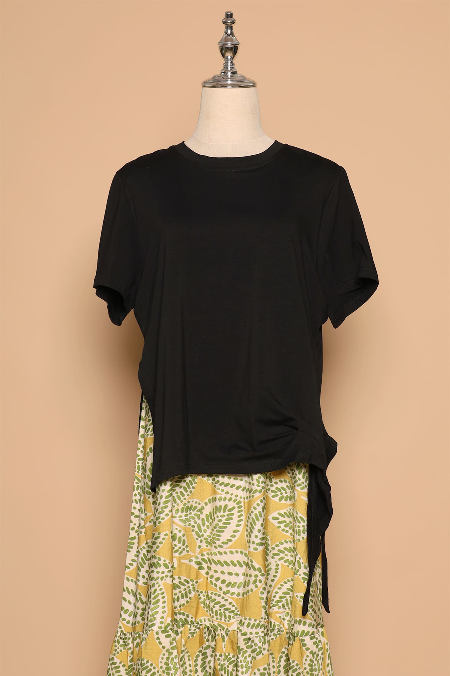 PO - Zion Dress in Green Dots