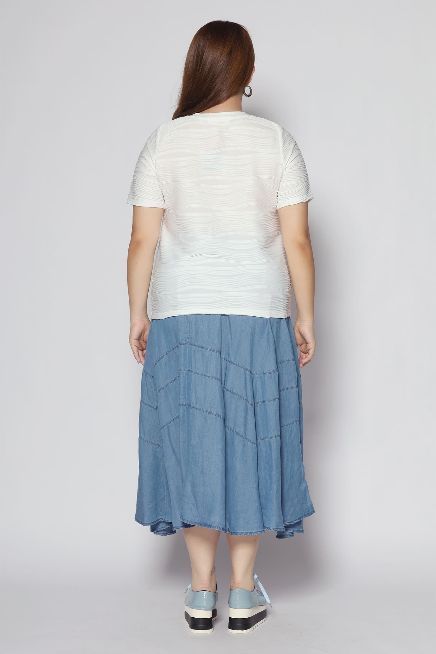 Zonny Skirt in Light Denim