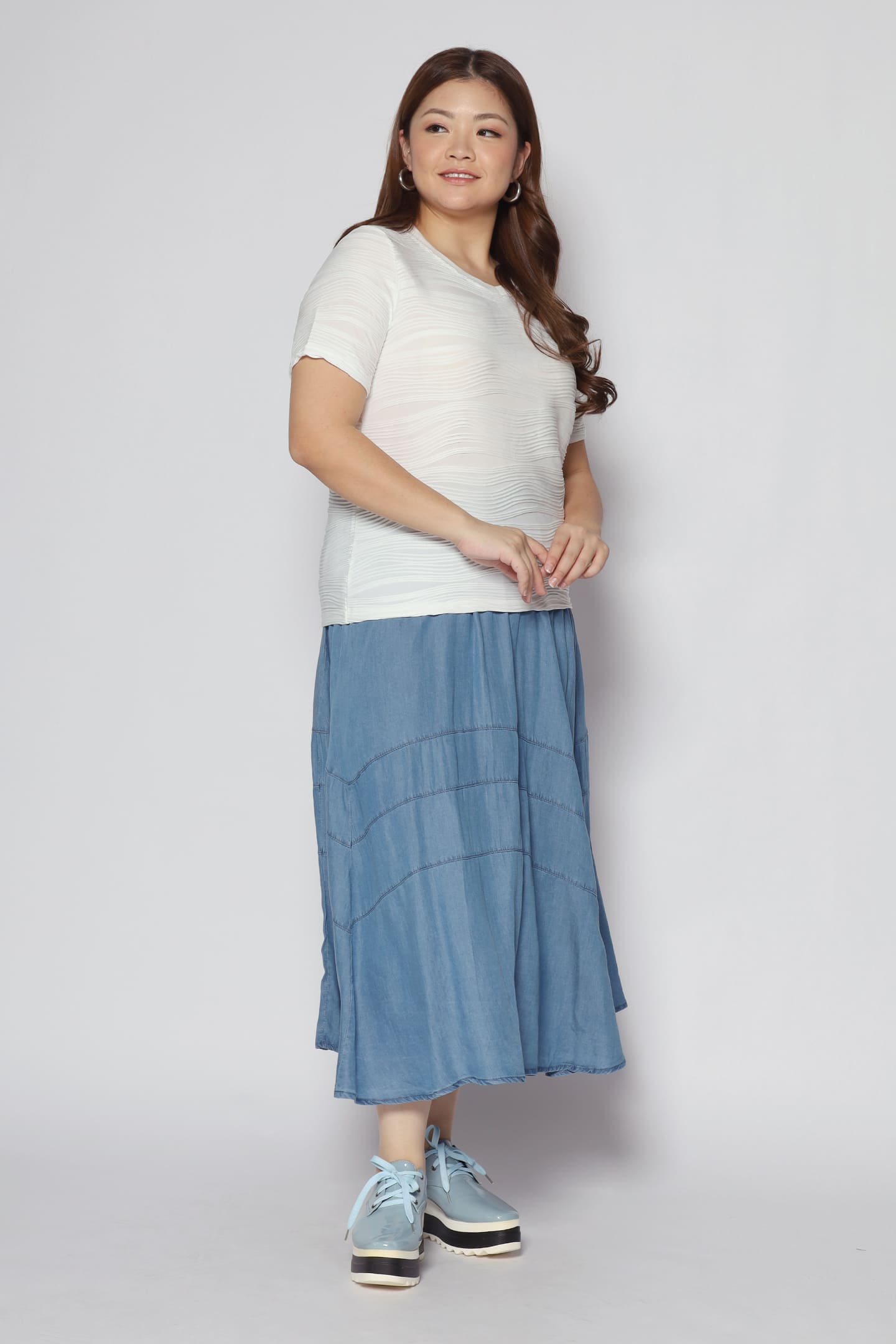 Zonny Skirt in Light Denim