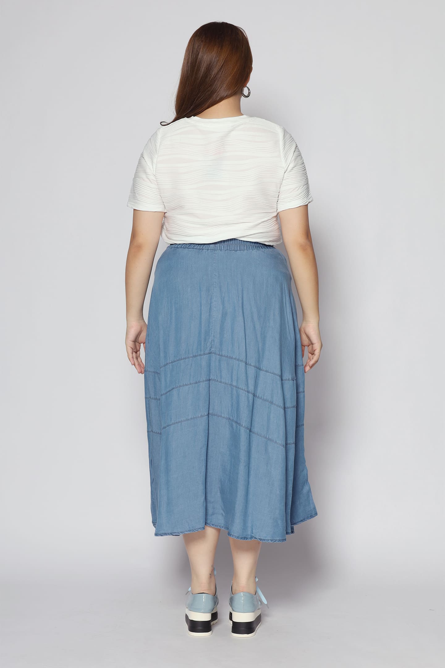 Zonny Skirt in Light Denim