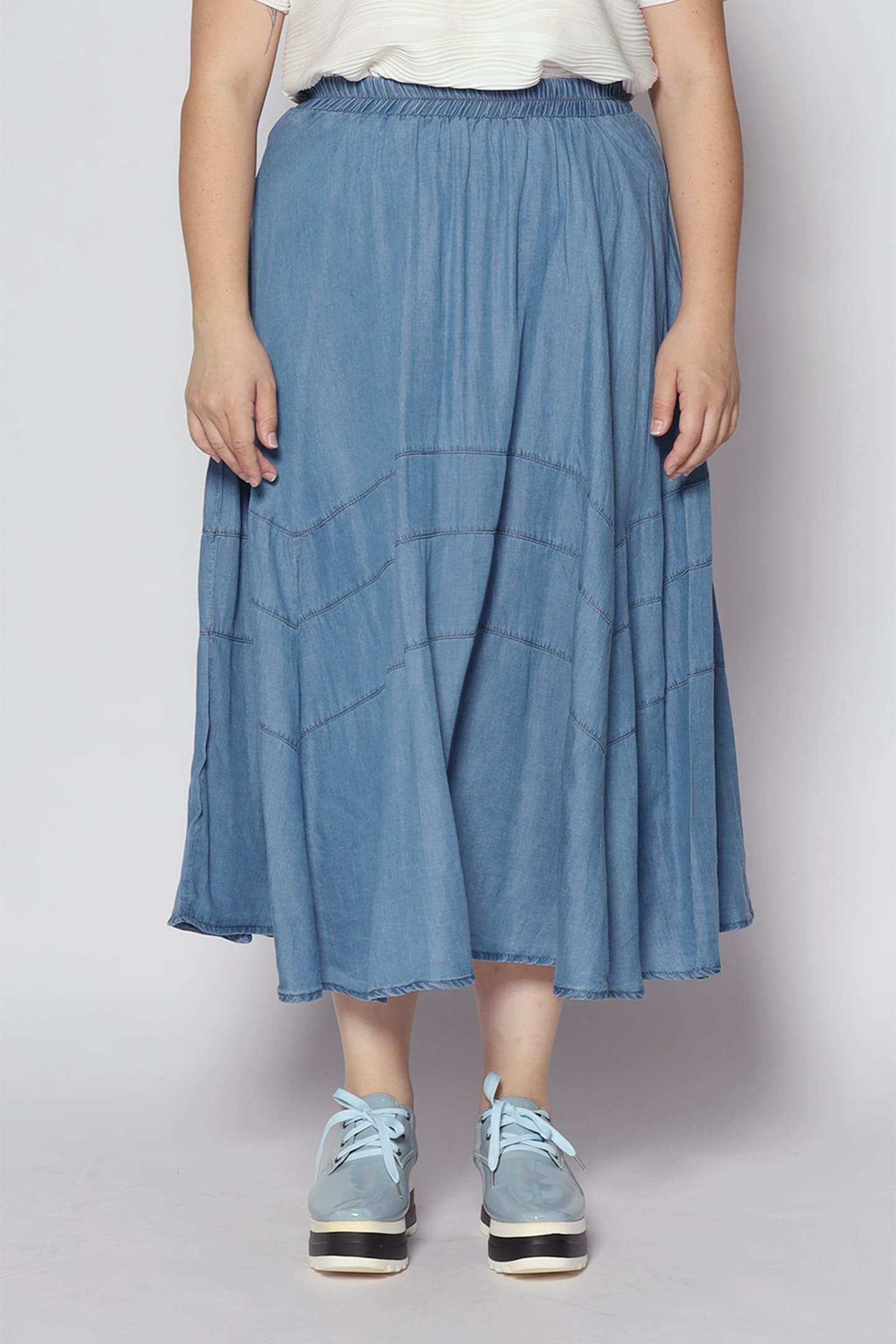 Zonny Skirt in Light Denim